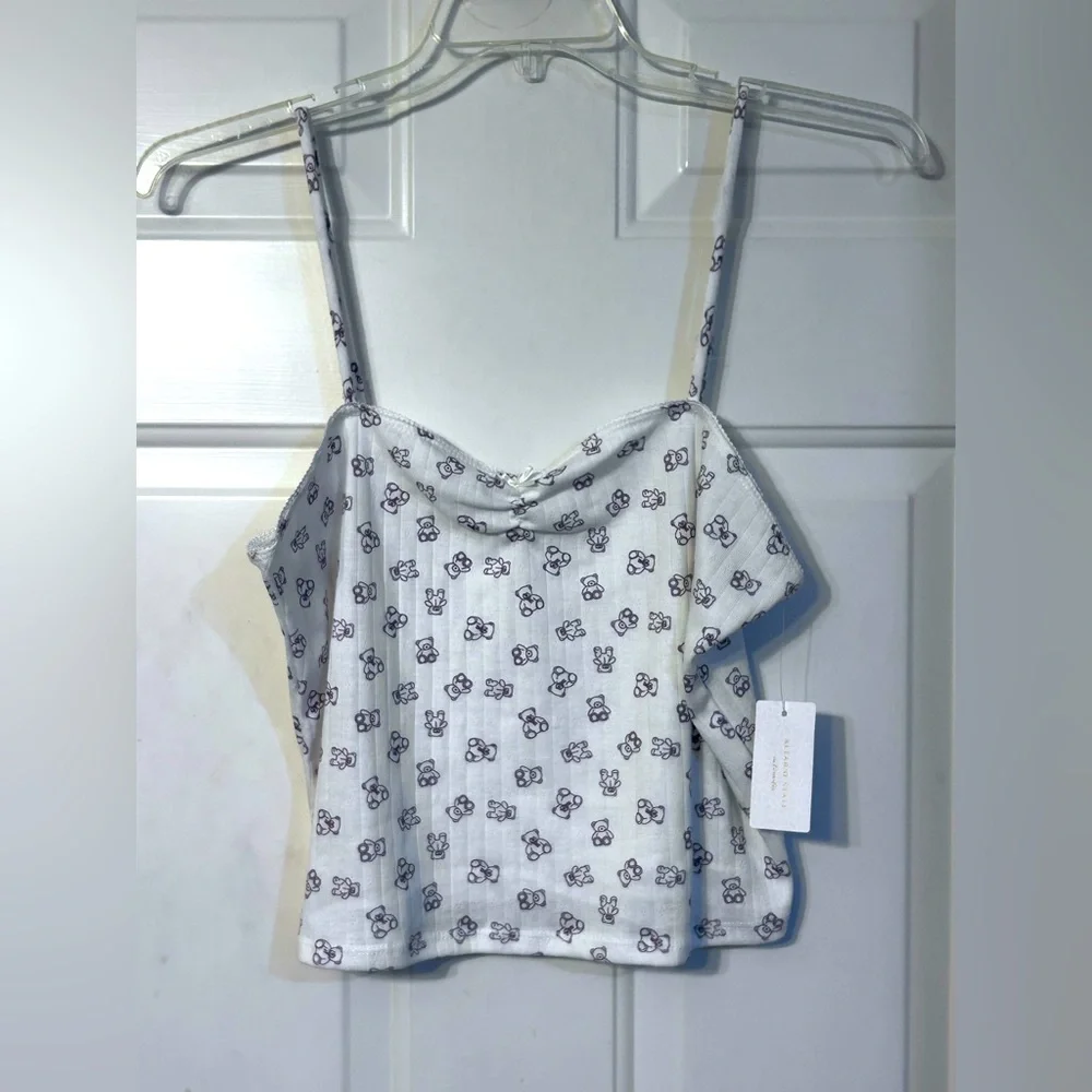 NWT Altar’d State teddy bear camisole/sleep tank, size XXL. - Picture 4 of 10